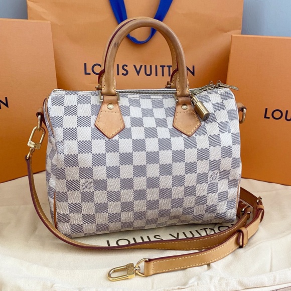 Louis Vuitton Handbags - 💎✨SPEEDY BANDO 25✨💎 Louis Vuitton Azur Crossbody